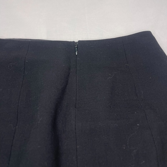 VERSACE VTG 90s Women’s Black Pencil Skirt With Slit Size US 4 - Picture 5 of 10